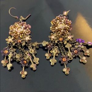 Beaded vintage earrings